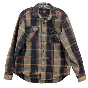 Redwood Creek Men's Flannel Plaid Button Up Long Sleeve Shirt Cotton Preppy Sz M